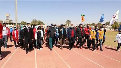 محافظ الوادي الجديد يشهد انطلاق مهرجان الرياضة للجميع