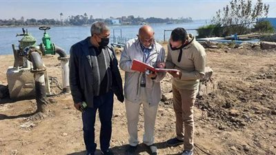 إنشاء ٣ وحدات ترشيح طبيعي بمحطة مياه أبوتيج بأسيوط
