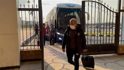 وصول بيراميدز لملعب موقعة راسينج | صور