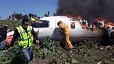 مصرع 6 أشخاص في تحطم طائرة عسكرية مكسيكية