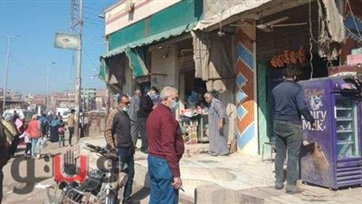 ضبط 136 مخالفة إشغالات ومصادرة 19 شيشة في بلبيس بالشرقية