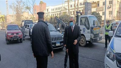 محافظ القليوبية يتابع أعمال رصف ميدان 