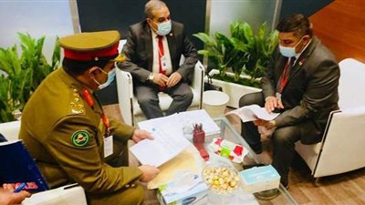 وزير الإنتاج الحربي يلتقي أكثر من ٥ شركات عالمية لبحث التعاون