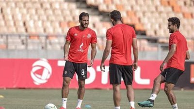 مروان محسن يشارك في المران الرئيسي للأهلي