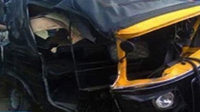 كان معاكس.. تفاصيل مصرع سائق توك توك صدمته سيارة في الدقهلية