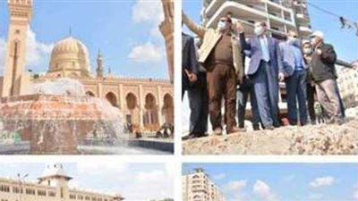 محافظ الغربية يتفقد أعمال التطوير بمدينة طنطا l صور