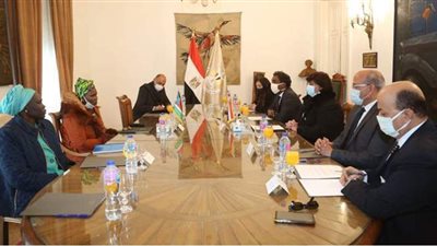 وزيرة الثقافة تستقبل نظيرتها من جنوب السودان | صور