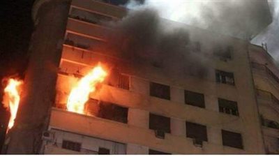 النيابة تنتدب المعمل الجنائي لبيان سبب حريق شقة المعصرة