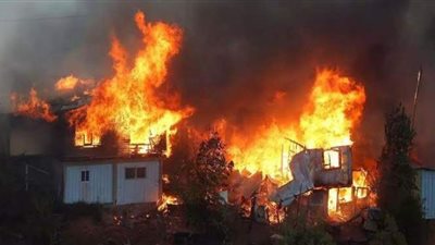 إخماد حريق داخل منزل بكفر مروان في القليوبية