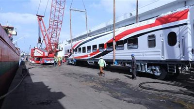 وزير النقل يتسلم عربات القطارات الجديدة اليوم