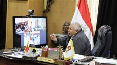 محافظ الوادي الجديد يعقد اجتماعا مع رؤساء المراكز عبر الفيديو كونفرانس