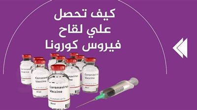 كيف تحصل علي لقاح فيروس كورونا| فيديوجراف