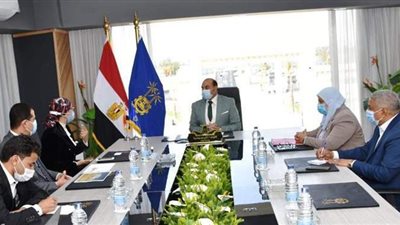 محافظ أسوان يلتقي رئيس معهد تكنولوجيا المعلومات