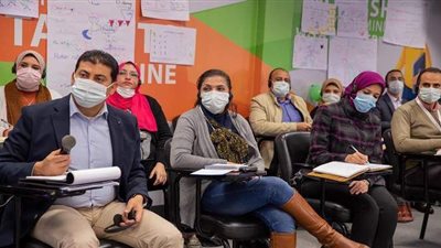 ورشة عمل لمتدربي البرنامج الرئاسي لتأهيل التنفيذيين للقيادة على أيدي خبراء من فرنسا | صور