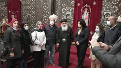 نائب وزير السياحة تتفقد أعمال تطوير الخدمات بمصر القديمة