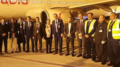 مطار الأقصر يحتفل باستقبال أولى رحلات العربية للطيران