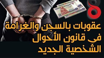 9 عقوبات بالسجن والغرامة في قانون الأحوال الشخصية الجديد | إنفو جراف