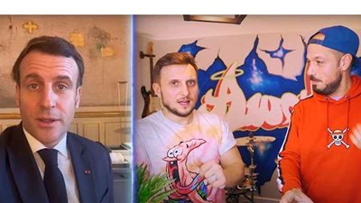 حققا الرقم المطلوب.. نجما يوتيوب يفوزان في تحدي ماكرون بشأن كورونا | فيديو