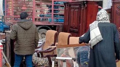 إزالة 117 حالة إشغالات في حملة بالجيزة | صور