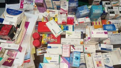 ضبط 1230 عبوة دوائية مهربة ومغشوشة بالفيوم
