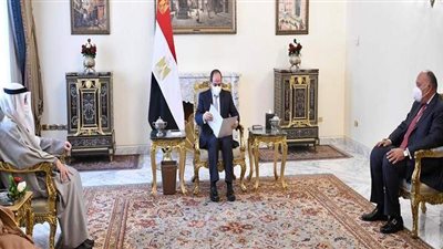 شاهد.. نشاط الرئيس السيسي اليوم.. استقبال وزير خارجية الكويت وتكليفات للحكومة