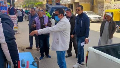 إزالة ١٢ حالة إشغال طريق بالتل الكبير في الإسماعيلية | صور