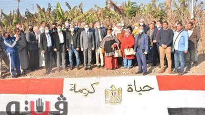 محافظ الغربية يتابع الانتهاء من تبطين ترعة الدمنهورية | صور