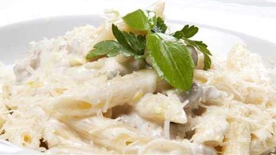 طريقة عمل مكرونة بالوايت صوص