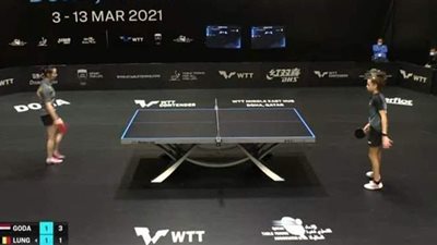 هنا جودة تخسر في الدور التأهيلي لبطولة قطر الدولية لتنس الطاولة