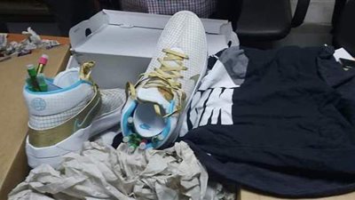 إحباط محاولة تهريب مخدرات داخل كوتش بمطار القاهرة | صور