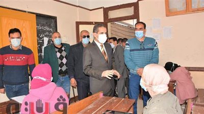 محافظ الغربية يتابع الإجراءات الاحترازية داخل لجان الامتحانات