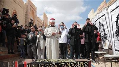 جنازة يوسف شعبان وأحلام الجريتلي.. حضر 