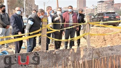 محافظ الغربية يتفقد تطوير كورنيش طنطا