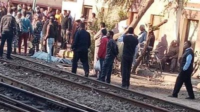 مصرع شاب دهسه قطار أثناء عبوره مزلقان أسيوط