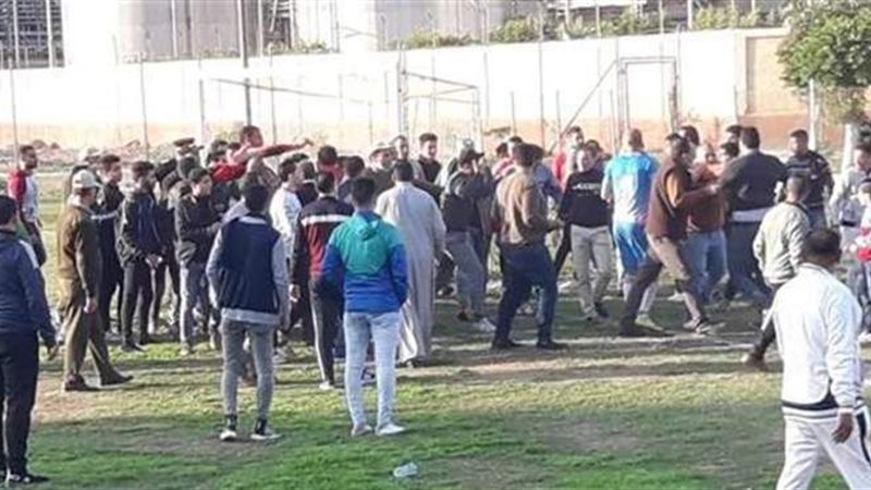 جانب من أحداث الشغب