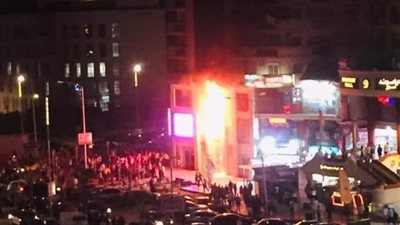 حريق هائل بحلواني العبد في مدينة 6 أكتوبر