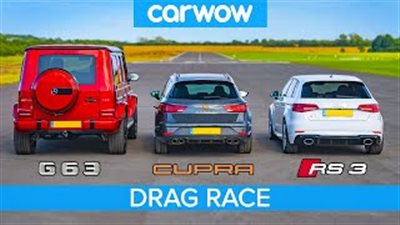 محركات السيارات الألمانية في اختبارات التسارع (فيديو)