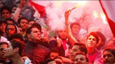 جماهير الزمالك تهاجم الأهلي في احتفالات الفوز بالدوري