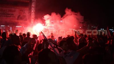 جماهير الزمالك تقطع شارع فيصل احتفالًا بالدوري