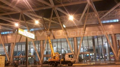 بالصور.. مطار القاهرة يستعد لحفل افتتاح قناة السويس الجديدة