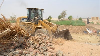 إزالة 14 ألف حالة تعدي على أراضي أملاك الدولة بأسيوط