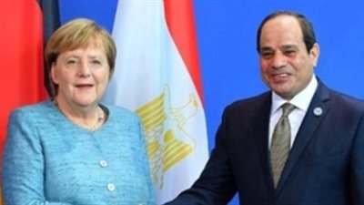ميركل تستقبل السيسي بمقر انعقاد قمة مجموعة العشرين للشراكة مع أفريقيا