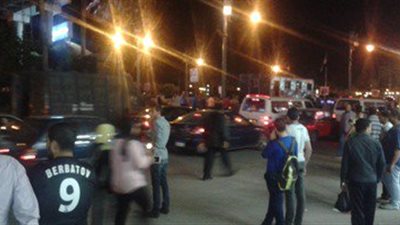 انتداب الطب الشرعى والمعمل الجنائى لمعاينة موقع حادث سفارة النيجر