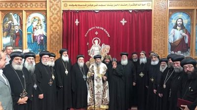 الأنبا ساويرس يزور دير الشهيد مار بقطر بالخطاطبة بعد تكليف البابا