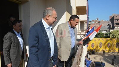 محافظ البحيرة ومدير صندوق تطوير العشوائيات يفتتحان منطقة الكسارة برشيد