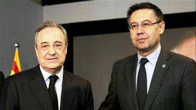 مأدبة غداء بين رئيسي برشلونة وريـال مدريد قبل الكلاسيكو (صور)