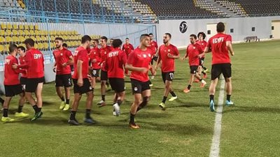 مران استشفائى للاعبي المنتخب الأوليمبي استعدادًا لكوت ديفوار