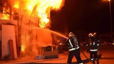 حريق يلتهم منزلا في قنا بسبب انفجار أسطوانة بوتاجاز