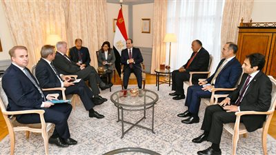 السيسي يستقبل وزيري داخلية واقتصاد ألمانيا.. يبحث تعزيز التعاون الأمني والاقتصادي..مكافحة الإرهاب والهجرة غير الشرعية.. وجذب الاستثمارات الجديدة لمصر