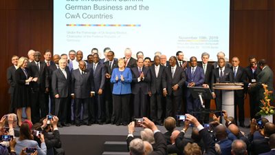 32 صورة ترصد نشاط السيسي في قمة مجموعة العشرين وأفريقيا ببرلين